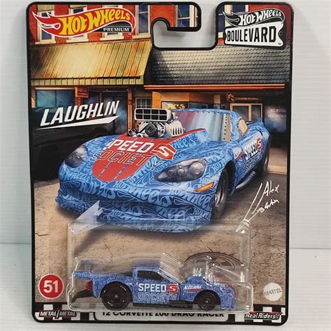 Hot Wheels Premium Corvette Z Drag Racer Boulevard Speed Society Picclick Au