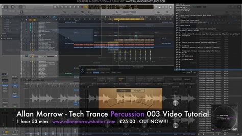 Allan Morrow Tech Trance Percussion Video Tutorial 003 AM Studios