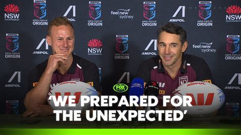 Billy Slater Gives An Update On Reece Walsh QLD Maroons Press