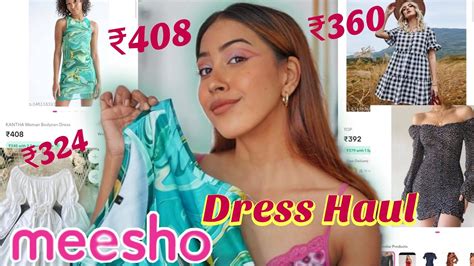 A Meesho Dress Haul Finally Under ₹500 Only Youtube