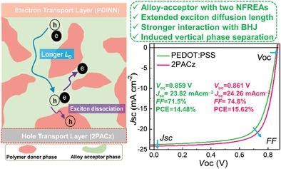 Non Fused Ring Acceptors Achieving Over 15 6 Efficiency Organic Solar