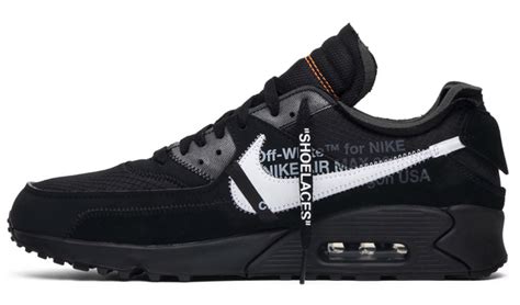 NIKE AIR MAX 90 OFF-WHITE BLACK - UK 9- EU 44- US 10 - The Edit LDN