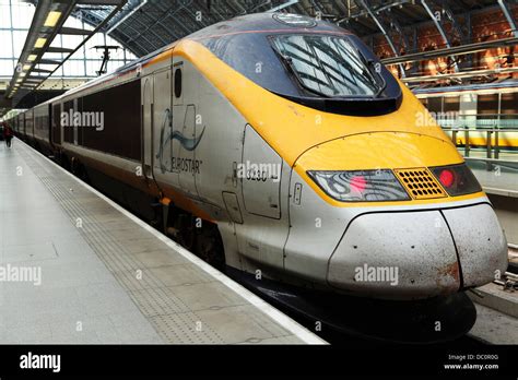 A Eurostar Locomotive And Train Stock Photo Alamy