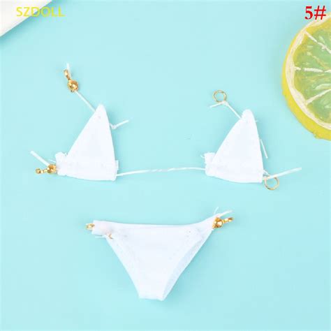 CxSZDOLL Dollhouse Mini Bikini Bra Lingerie Set Underpants Doll