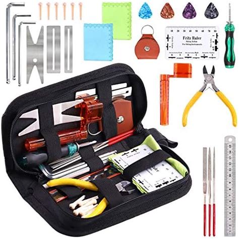 Hilitchi Pcs Complete Guitar Repairing Tool Kit For Guitar Ukulele