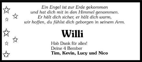 Traueranzeigen Von Willi Egner Trauerundgedenken De