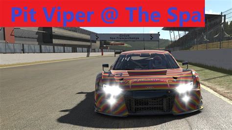 Team Viper Spa In The Audi R Gt Vrs Endurance Series Iracing