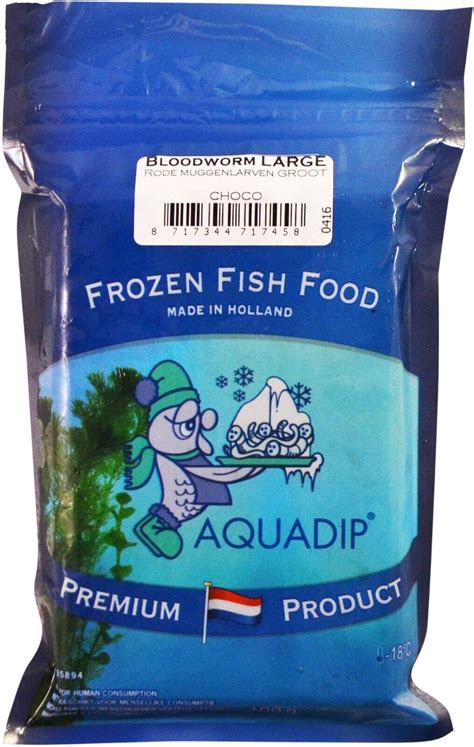 Frozen Fish Food Tropical Marine Bloodworm Brine Shrimp Aquadip Cichlid