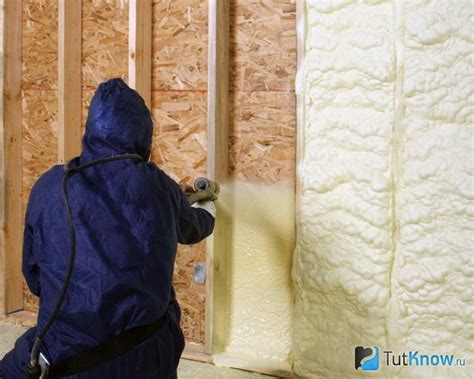 Утепление стен изнутри пенополиуретаном своими руками