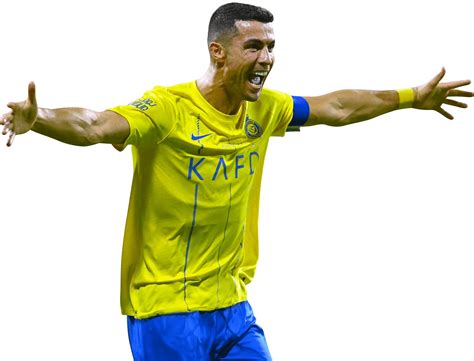 Cristiano Ronaldo Al Nassr Football Render Footyrenders