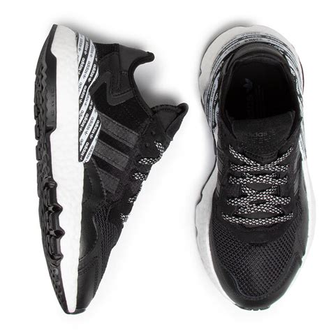 Schuhe Adidas Nite Jogger J FV4567 Cblack Cblack Ftwwht Eschuhe De