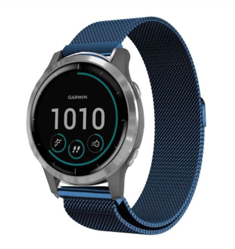 Garmin Vivoactive Milanese Band Blauw Smartwatchbanden Nl