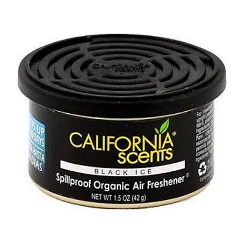 California Scents Black Ice Spillproof Organic Air Freshener G