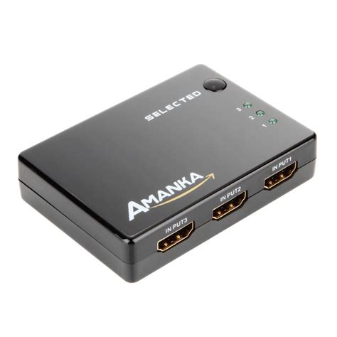 Amanka Port Hdmi Commutateur X Entr Es X Sortie Switch Hdmi