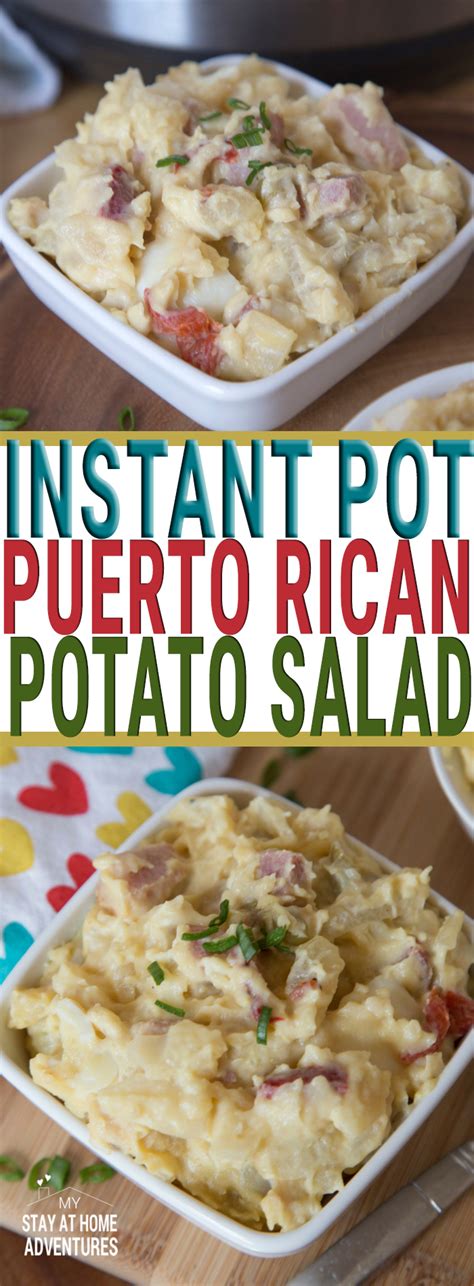 Instant Pot Puerto Rican Potato Salad * My Stay At Home Adventures