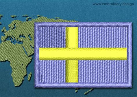 Sweden Mini Flags Shop - Embroidery Design