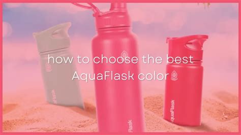 9 Tips to Help You Choose the Best AquaFlask Color For You