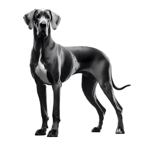 Great Dane dog standing isolated from background 47553702 PNG