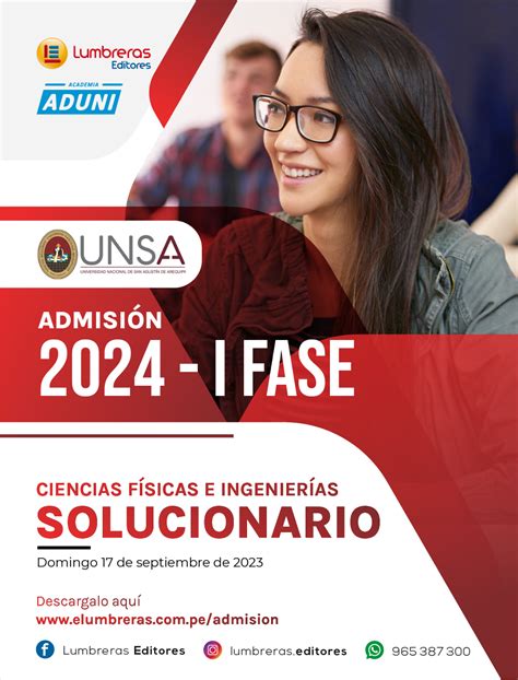 Admisión UNSA I Fase 2024 Lumbreras Editores