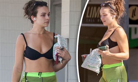 Abbie Chatfield Slips Into Green Hot Pants And A Bikini Top For Trip To Bondi Pharmacy Amid