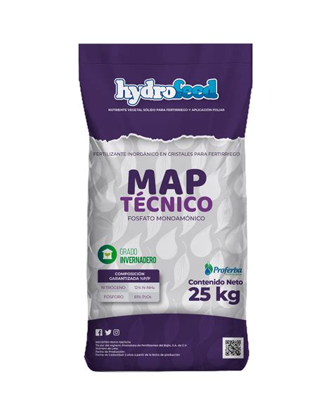 hydrofeed Fosfato Monoamónico MAP Técnico Proferba