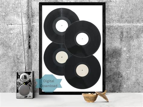 Vinyl Records Printable Wall Art Digital Print Music - Etsy