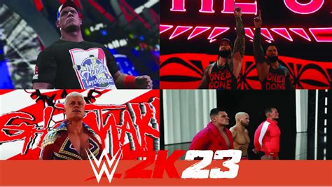 List Of All Preset Entrances In WWE 2K23