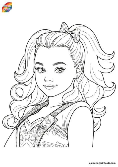 10 Coloring Pages Of Jojo Siwa