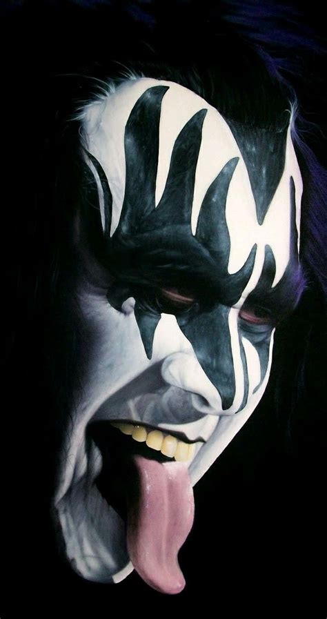 Kiss Gene Simmons 1976 Kiss Band Kiss Artwork Kiss Art