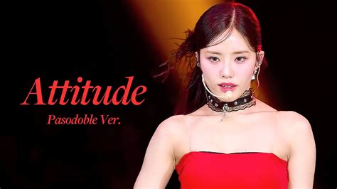 4K 60p 231225 Attitude Pasodoble Ver 프로미스나인 박지원 직캠 2023 SBS 가요