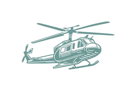 Helicopter silhouette art. 47117751 Vector Art at Vecteezy