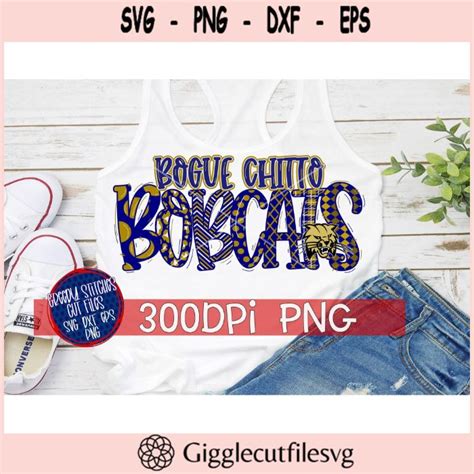 Hot SVG Bogue Chitto Bobcats Png For Sublimation