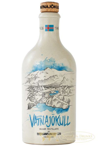 Knut Hansen Dry Gin Sonderedition Vatnaj Kull Liter Bottle