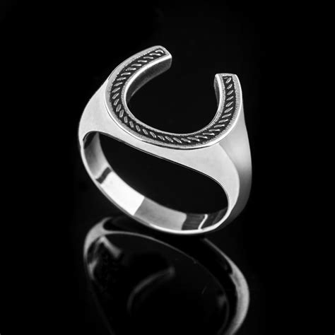 Horseshoe Silver Ring