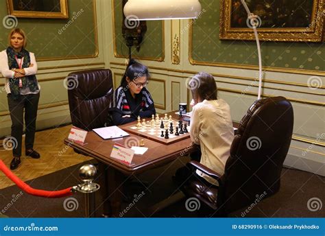 FIDE Women S World Chess Championship Editorial Photo Image Of King