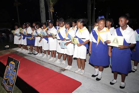 Girl Guides Organizations Participate In World Thinking Day Nassau Paradise Island Bahamas