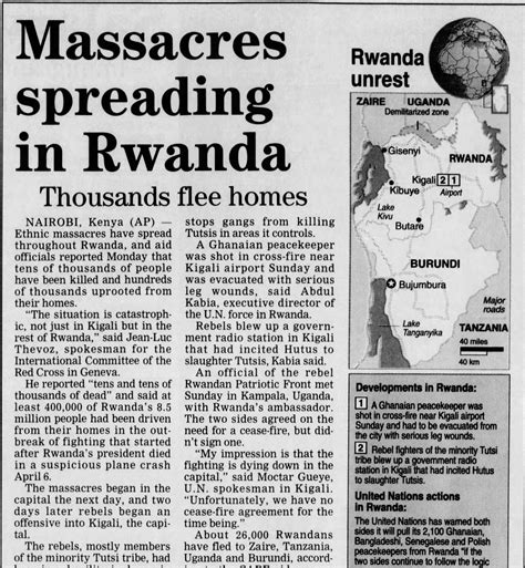 Rwandan Genocide - Topics on Newspapers.com