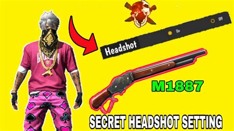 New Secret Headshot Setting M Free Fire Headshot Trick M