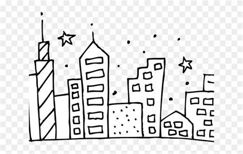 City Clipart Black And White - Black And White City Clipart, HD Png ...