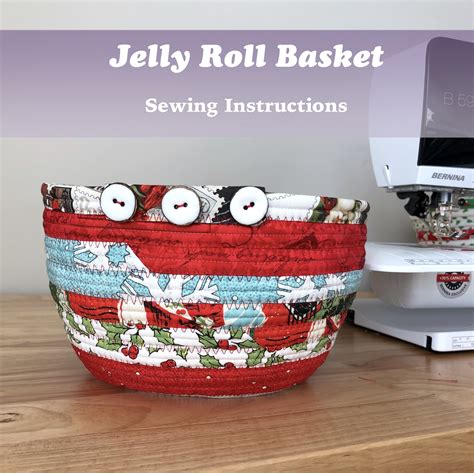 Jelly Roll Basket Sewing Pattern - Etsy