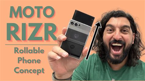 Motorola Rizr Rollable Concept Phone Would You Want This Phone Youtube