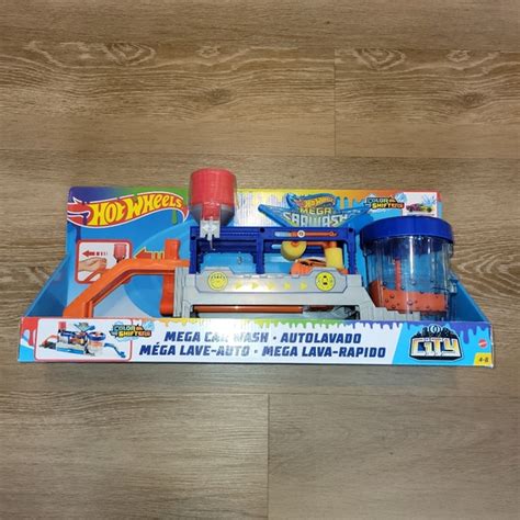 Hot Wheels Toys Hot Wheels Ftb Mega Car Wash Play Set Multicolor New Poshmark