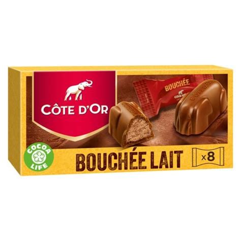 Chocolat Au Lait Noisettes Et Amandes Bouch E Lait Cote D Or La Bo Te