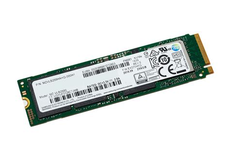 SAMSUNG 256GB MLC PCIE GEN3 X4 NVME 2280 PM981 SERIES VNAND 3BIT MULTI