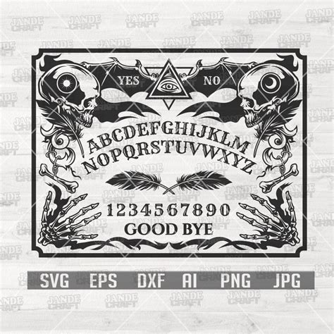 Ouija Board Svg Ouija Board Game Svg Ouija Clipart Dead - Etsy Denmark