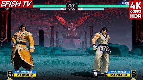 Gato Vs Kim Kaphwan Hardest Ai Kof Xv K Fps Hdr Youtube