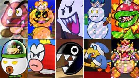 Paper Mario Sticker Star Bosses Weakness