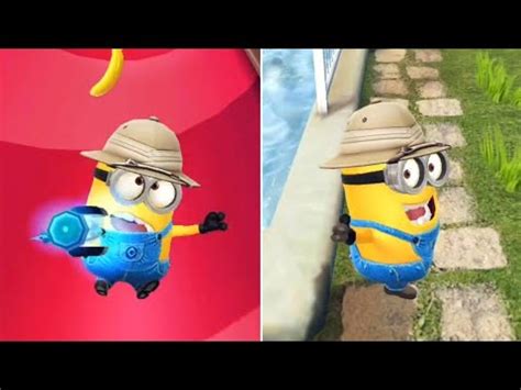 Despicable Me Minion Rush Hunter Minion Freeze Ray Gameplay At El