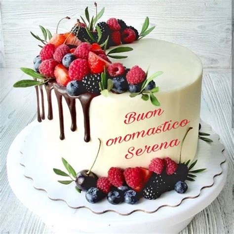 Buon onomastico Serena | Cake, Fashion cakes, Desserts