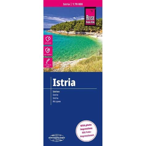 Landkarte Istrien Istria Landkartenschropp De Online Shop